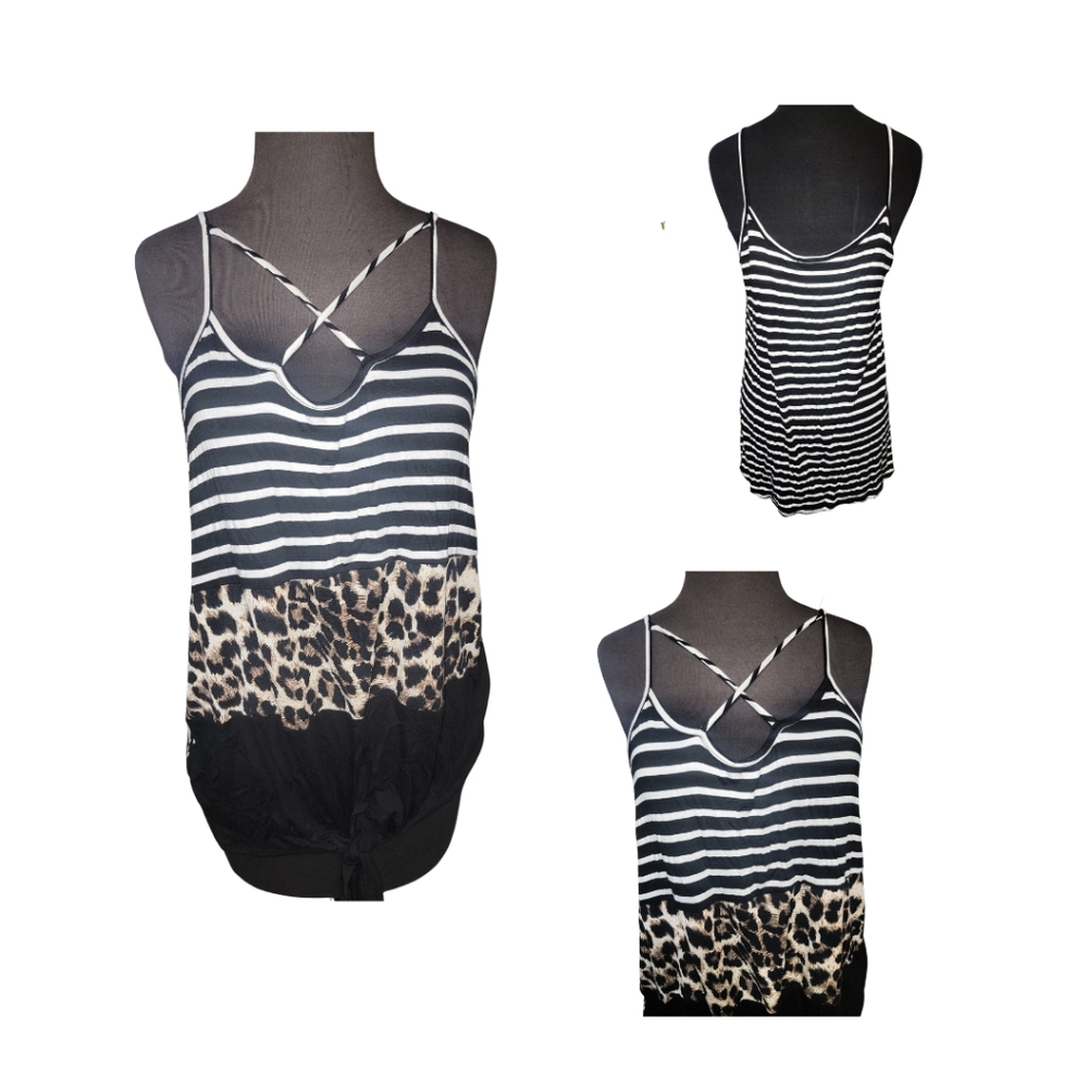 HEIMISH SIZE SMALL TANK ANIMAL PRINT